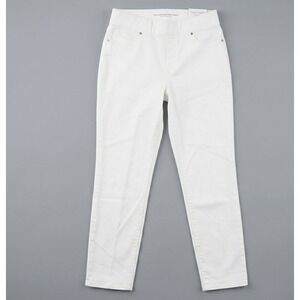 NWT Chico's Pull On Jegging Ankle White Denim Size 1R US 8 Stretch